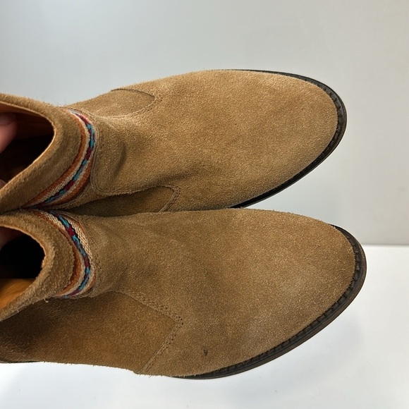 Fortress of Inca Suede Aztec Ankle Boots Size 6 - Picture 11 of 16